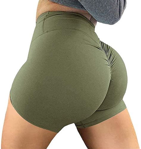 vaslanda women tik tok leggings booty shorts butt lifting scrunch textured bubble workout gym