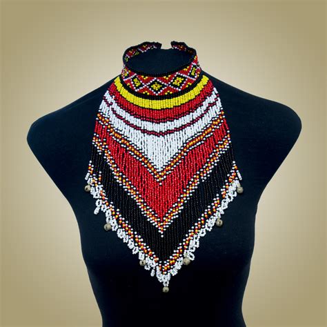 Filipiniana Ethnic Manobo Tboli 8 Layered Traditional Bead Necklace
