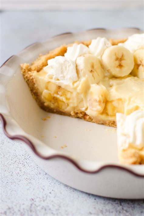 Banana Cream Pie Everyday Pie Recipe Banana Cream Pie Banana