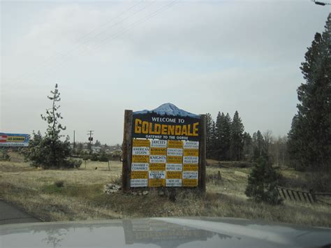 Goldendale Wa Welcome Sign To Goldendale Gateway To The Gorge Photo