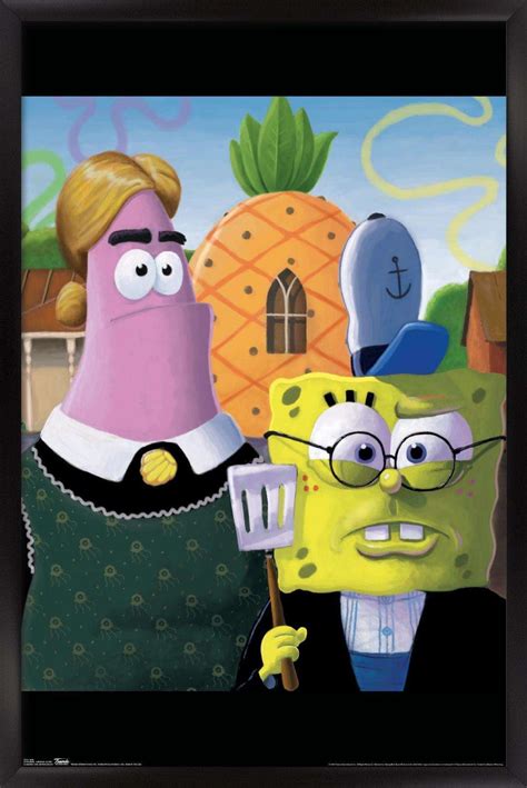 Nickelodeon Spongebob American Gothic Wall Poster 14725 X 22375