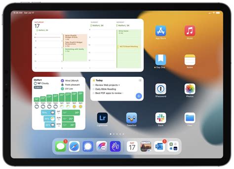 A Look At Big Widgets And Focused Home Screens In Ipados 15 The Sweet