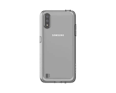Buy Galaxy A01 Silicone Cover Silver Samsung Levant