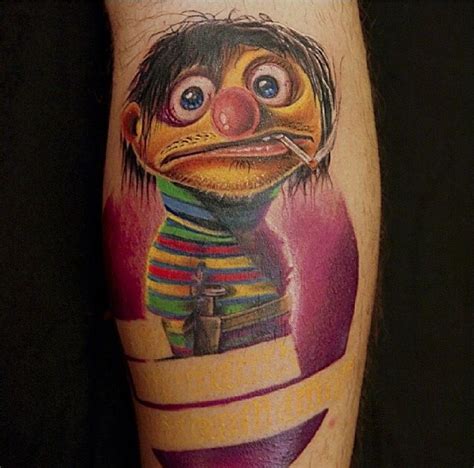 Ernie Tattoo By Volkan Demirci Diagon Studio Istanbul