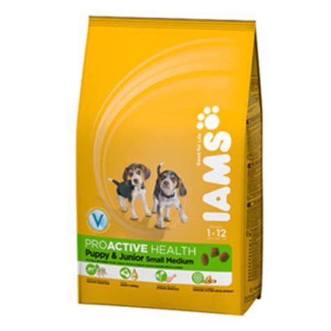 Recommended by veterinarians, is it is the ultimate starter pack for small breed. Cheap Iams ProActive Health Puppy & Junior Small & Medium ...