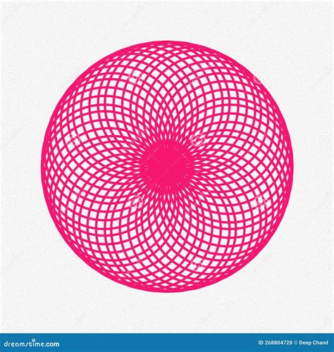 3d Illustration Red Circular Design Abstract Images For Multipurpose