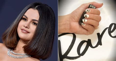 Selena Gomez S Nail Art For Her Rare Album Release POPSUGAR Beauty UK