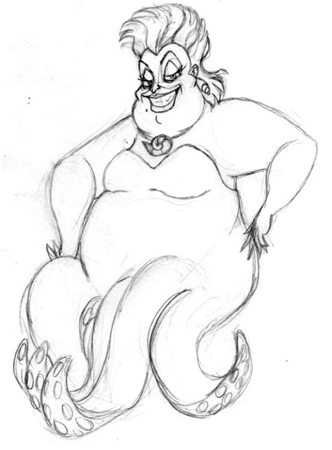 Ursula Sketch By Tewateroniakwa On Deviantart