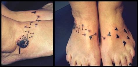 Cute Foot Tattoothis Is Reasonable Dandelion Tattoo
