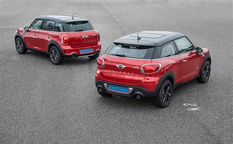 In Pictures Mini Paceman Versus Countryman Skiddmark