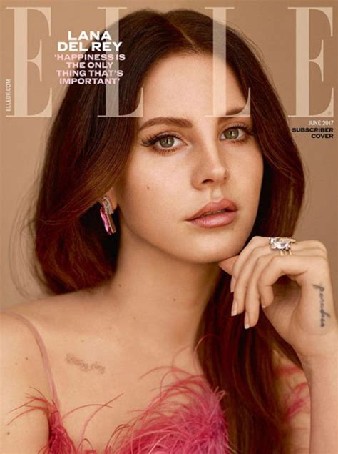 Lana Del Rey Stars In The Cover Story Of Elle Uk June 2017 Issue