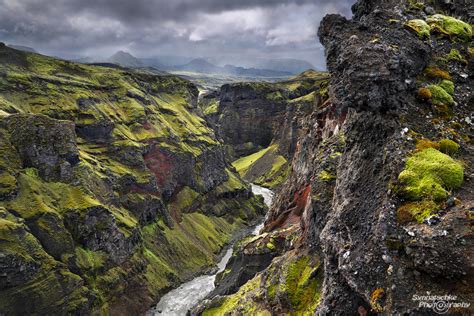 Deep Gorge Highlands Iceland Europe Synnatschke Photography