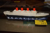 LIQUOR BOTTLE 185 RMS TITANIC CREATED BY PAUL LUX 1970 EXCLUSIVELY FOR ...