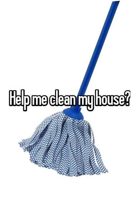 Help Me Clean My House