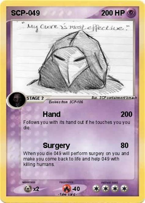 Pokémon Scp 049 1 1 Hand My Pokemon Card
