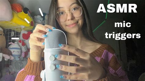 asmr intense tingly mic triggers fast aggressive mic tapping scratching cover swirling