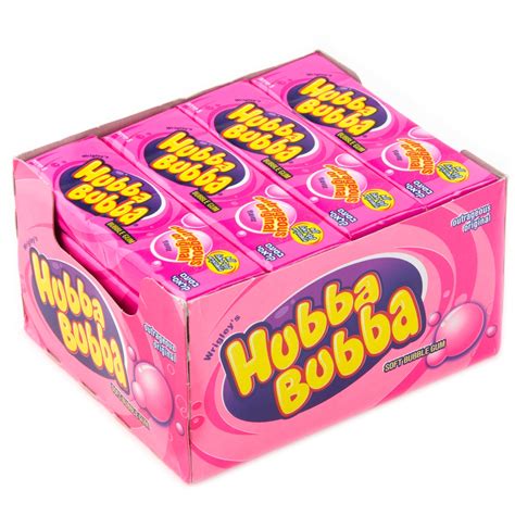 Hubba Bubba Bubble Gum 20ct Box • Wrigley Sugar Free Gum • Gumballs Bubble Gum And Chewing Gum