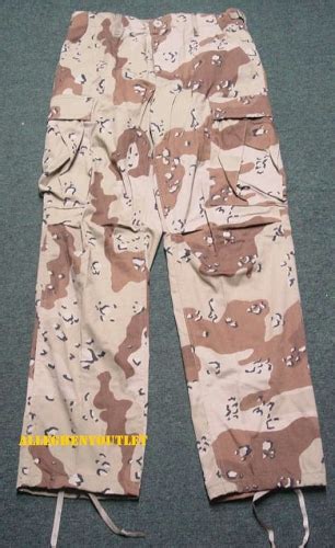Us Military 6 Color Desert Storm Camo Pants Ss New