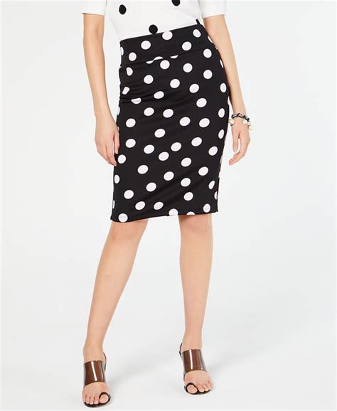Inc International Concepts Inc Polka Dot Pencil Skirt Created For
