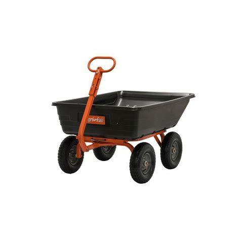 Agri Fab 4 Wheel Poly Garden Cart 45 0555 The Home Depot