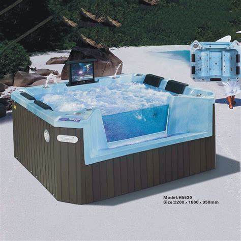 Freestanding Acrylic Deluxe Outdoor Swim Pool Massage Hot Tub Spa Buy