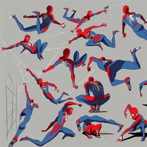 Some Glorified Spider Man Ps4 Gesture Drawings I Havent Done Gestures
