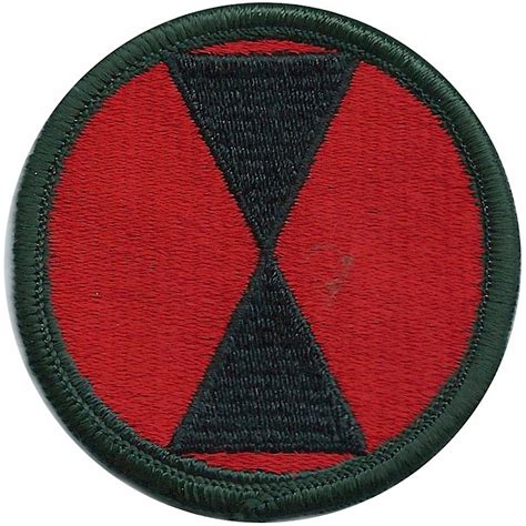 7th Infantry Division Us Shoulder Sleeve Insignia