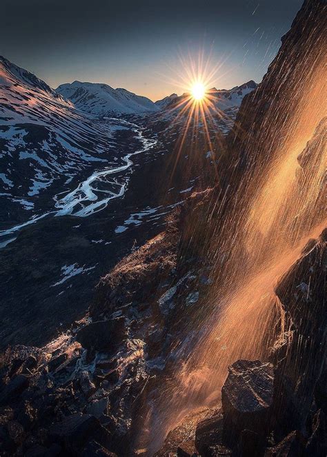 Coiour My World Max Rive Taking A Morning Shower In Sarek Np Sweden