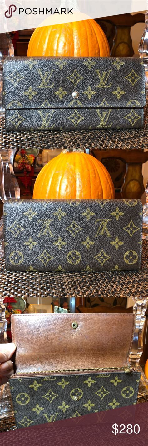 Louis vuitton replica wallet comparison ~ lv zippy wallet monogram from dhgate ~ lv sarah wallet black from instagram. Authentic LV Portefeuille Sarah Wallet | Things to sell ...
