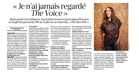 Interview Pour Le Journal Le Parisien Du 27 Avril Presse Bent