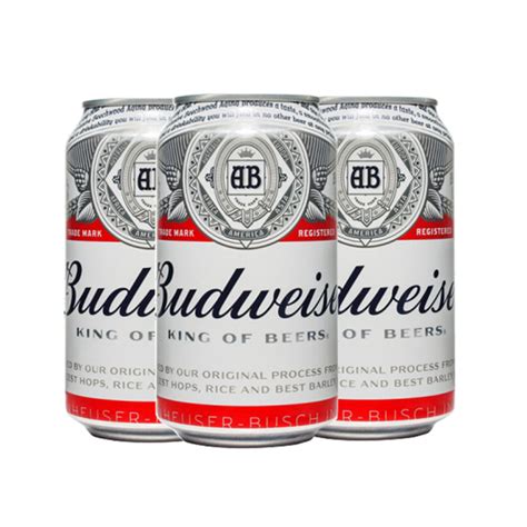 Budweiser 330ml Can X 3