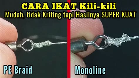 How To Tie A Swivel The Strongest Knot Cara Ikat Swivel Kili