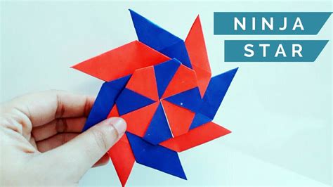 How To Make A Cool Ninja Star Out Of Paper In The Easiest Way Paper