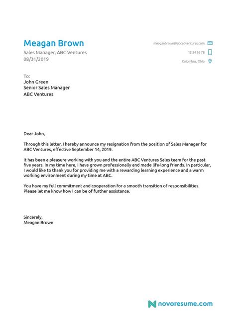 It is usually better to resign in person and hand over a formal letter of resignation. Incredible Templates For One Months Notice Period | Resignation template, Resignation letter ...