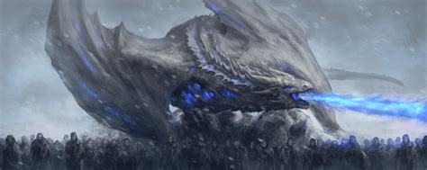 White Walkers Dragon Game Of Thrones Full Hd 2k Wallpaper