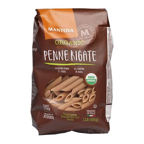 Penne Rigate Whole Wheat Organic Country Life Natural Foods