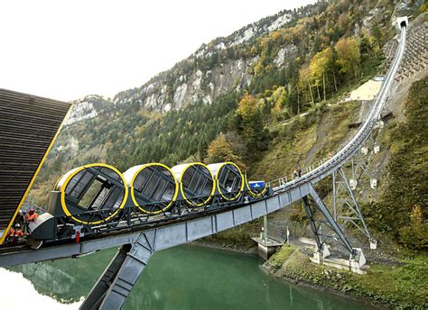 The Worlds Steepest Cliff Railway Just Opened In The Swiss Alps