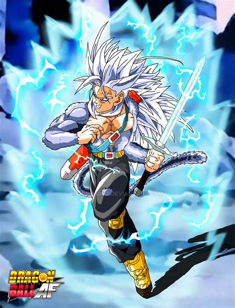The character also appeared in dragon ball z: Future Trunks - Super Saiyan 5 Warrior by AlphaDBZ on DeviantArt