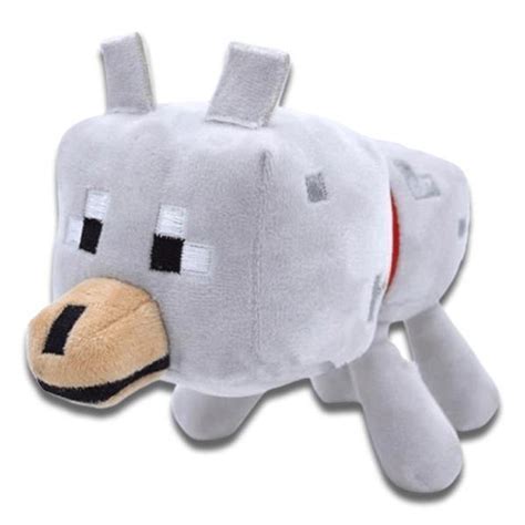 Minecraft Wolf Plush The Cuddly Toy With A Gamer Design Wolf Horde