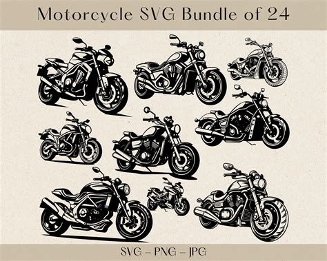 Motorcycle Svg Motorcycle Svg Bundle Motorcycle Clipart Motorcycle