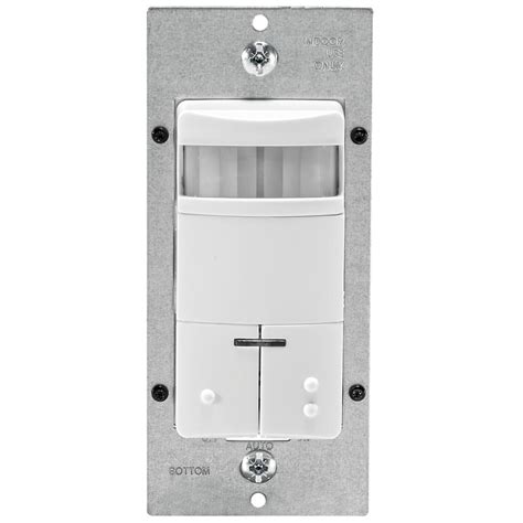 Leviton Decora Dual Relay Passive Infrared Wall Switch Occupancy Sensor