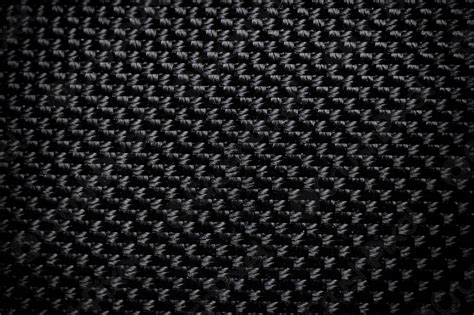 Black Fabric Canvas Silk Texture Background Abstract Closeup Detail Of
