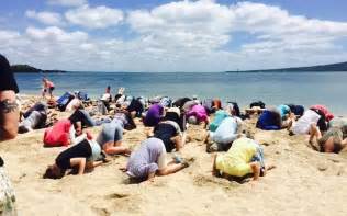 Climate Activists Bury Heads In Sand Radio New Zealand News