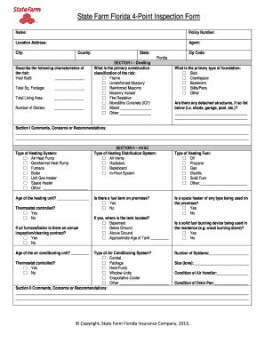Find info on top10answers.com for united states. State Farm 4 Point Inspection Form - Fill Online, Printable, Fillable, Blank | pdfFiller