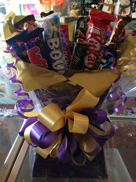 Diy Candy Bouquet With Chocolate And Treat Boxes