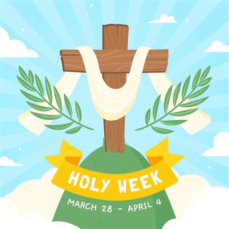 Free Vector Holy Week Illustration