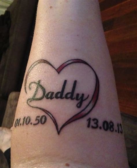 Small Memorial Tattoos For Dad Best Design Idea
