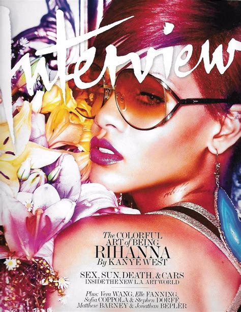 Interview Magazine Rihanna Kanye West Los Angeles Art World Vera Wang