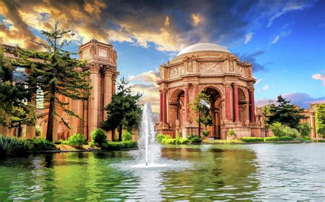 Palace Of Fine Arts In San Francisco Painting By Christopher Arndt Pixels