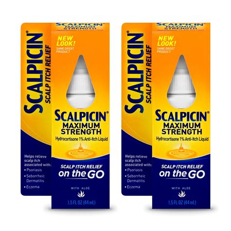 Scalpicin Scalp Itch Relief 15 Fl Oz Maximum Strength Pack Of 2